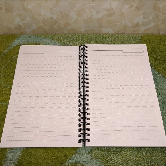 5x8 Love Notebook Journal Couple Heart Silhouette Love Shadow - Picture 3 of 9